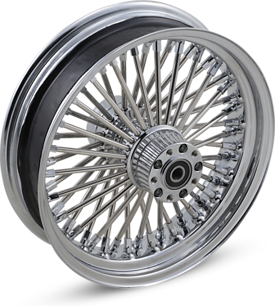 Fat Daddy 50-spoke Radial Laced Wheel Silver, 1, nordicamoto.ro