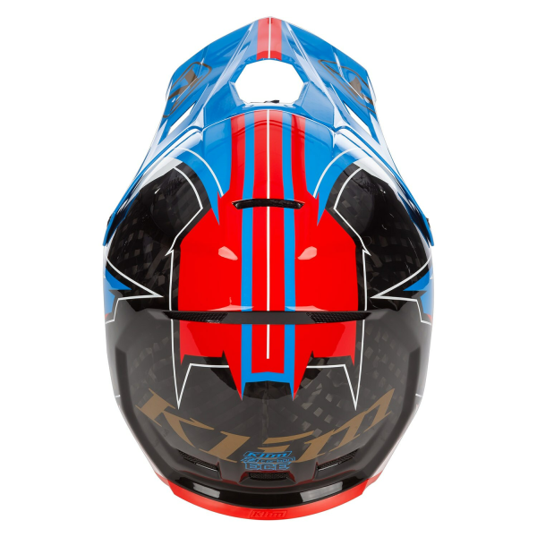 Klim F3 Carbon ECE Unruly fekete–fehér motoros sisak, 46, nordicamoto.ro