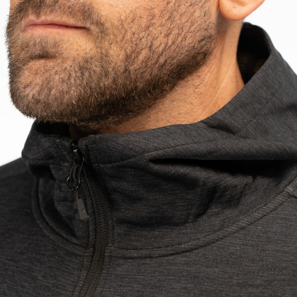 Hanorac Snowmobil Klim Echo Wool Fleece Mid Layer Black, 4, nordicamoto.ro