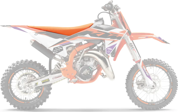 Seat Cover Pyramid Orange, 2, nordicamoto.ro