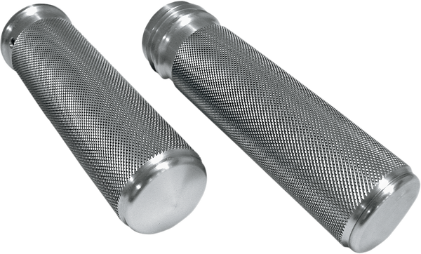 Sensor-type Knurled Handgrips Silver, 2, nordicamoto.ro