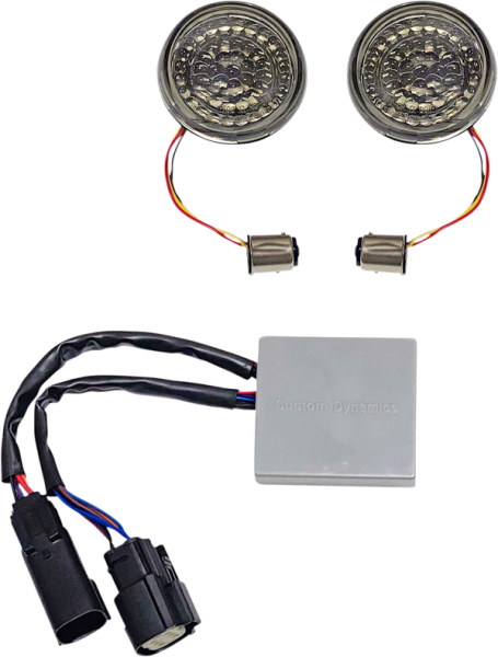 Smart Led 1157 Bullet Turn Signals With Controller Amber, Red, 2, nordicamoto.ro