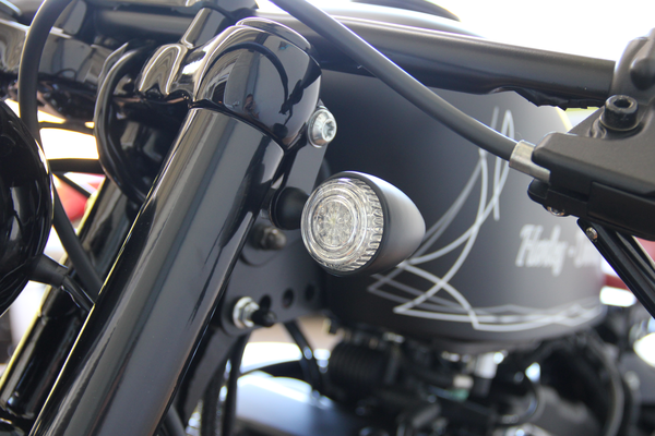 Turn Signal Holder Gloss Black, 3, nordicamoto.ro