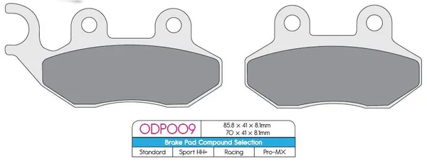 Odp organikus fékbetétek, 1, nordicamoto.ro
