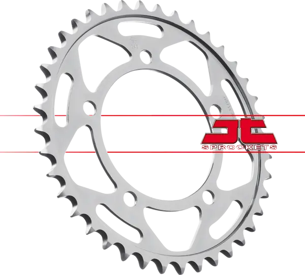 JT SPROCKETS Acél hátsó lánckerék, természetes felületű, 2, nordicamoto.ro
