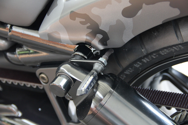 Turn Signal Holder Black, 3, nordicamoto.ro