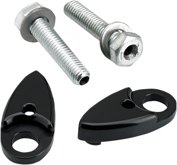 Adapter Plates For Side Rail-mounted Lights Black, 1, nordicamoto.ro