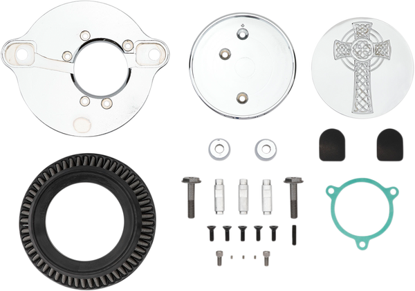 Air Cleaner Kit Silver, 2, nordicamoto.ro