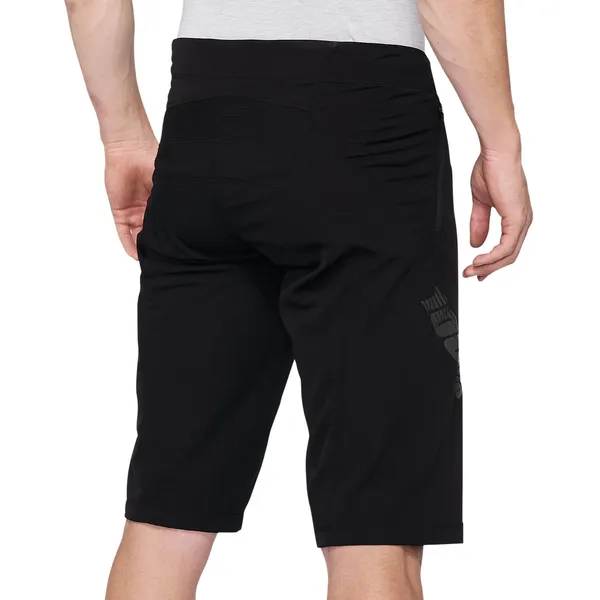 100% Airmatic fekete MTB-rövidnadrág, 28-as méret, 2, nordicamoto.ro