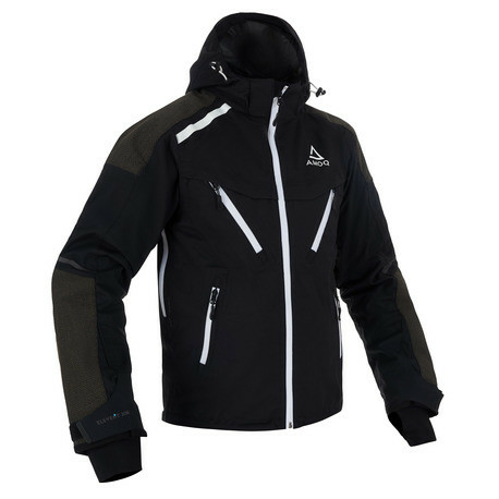 AMOQ Orbit női motoros hószán-dzseki, fekete/fehér, XS, 1, nordicamoto.ro