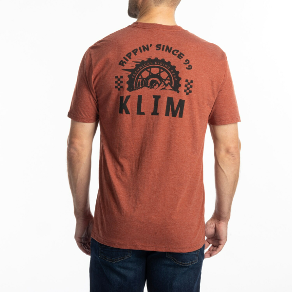 Tricou Klim Rippin' Tri-blend Navy Frost - White, 7, nordicamoto.ro