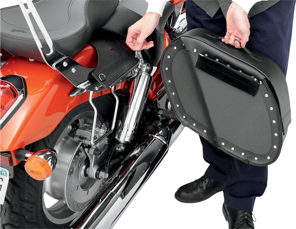 Cruis'n Saddlebags With Shock Cut-out Black, 1, nordicamoto.ro