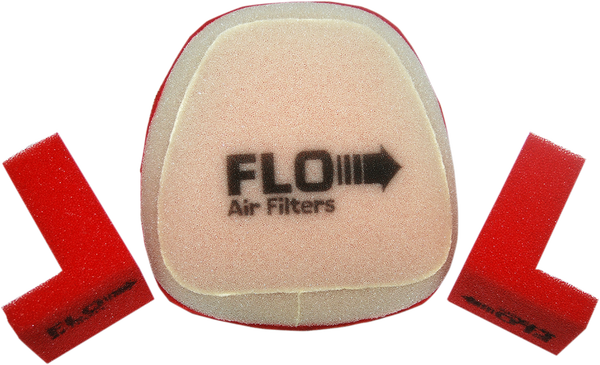 Flo® Air Filter Red, White, 1, nordicamoto.ro