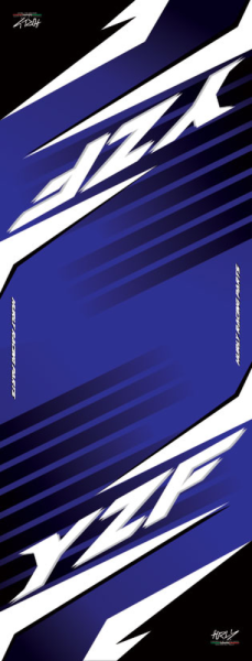 Workstation Floor Mat Black, Blue, White, 1, nordicamoto.ro