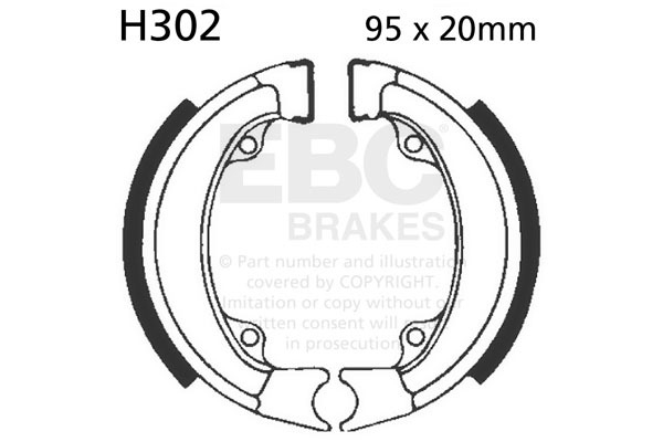 Brake Shoe, 1, nordicamoto.ro
