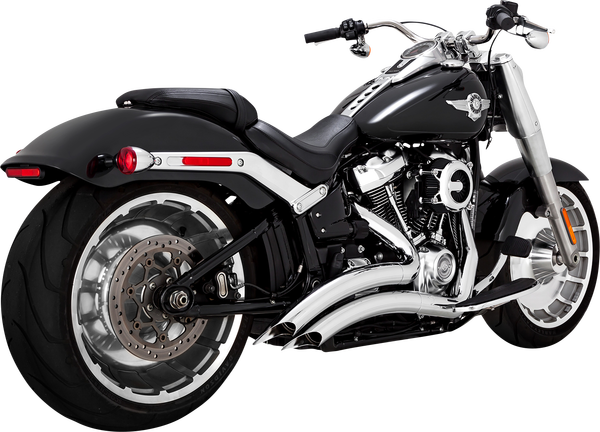 Big Radius Exhaust System Chrome, 3, nordicamoto.ro