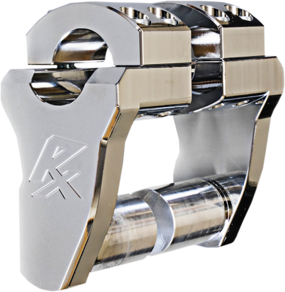 Patriot Series Pivoting Handlebar Riser Silver, 1, nordicamoto.ro