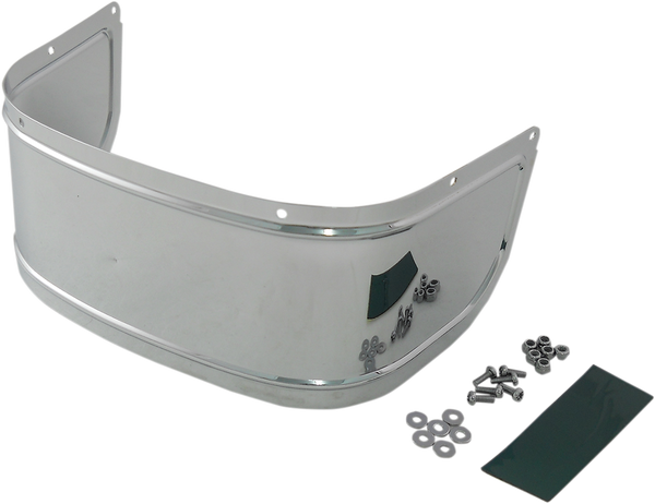 Chrome Plated Steel Front Fender Skirt Chrome, 1, nordicamoto.ro
