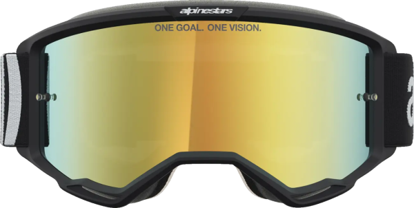 Alpinestars Vision 5 Hone napszemüveg – Fekete/Fehér/Színezett lencse, 4, nordicamoto.ro