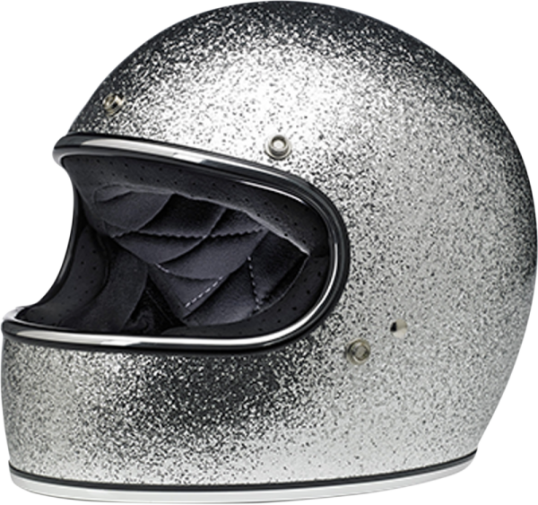 Gringo Full Face Helmet Brite Silver Megaflake Small Silver S, 1, nordicamoto.ro
