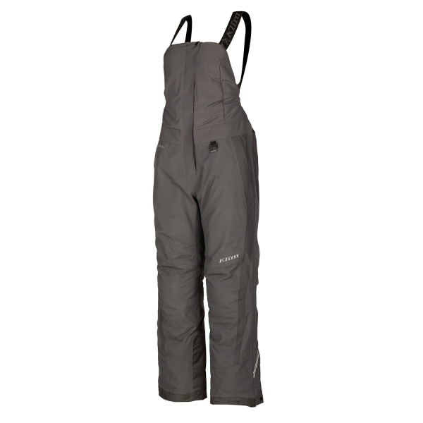 Pantaloni Snowmobil Dama Klim Strata Bib Insulated Asphalt, 1, nordicamoto.ro