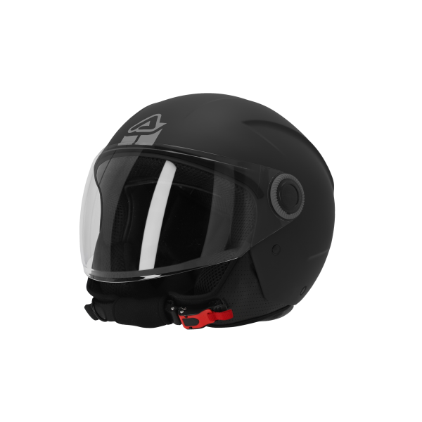 Acerbis Brezza Jet sisak, matt fekete, M-es méret, 1, nordicamoto.ro