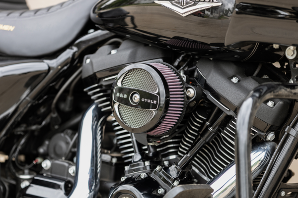 Stealth Air Cleaner Cover Black, 1, nordicamoto.ro