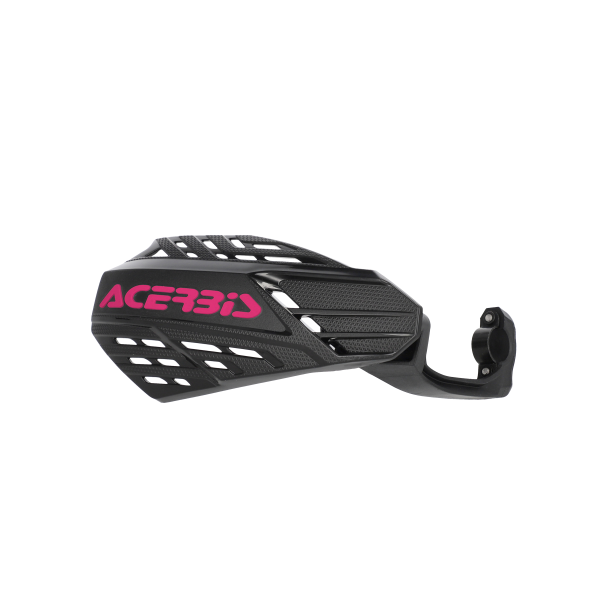 Acerbis Linear Vented univerzális terepkerékpár-kézvédő KTM/Honda/Yamaha/Kawasaki/Husqvarna/GasGas/Beta modellekhez – Fekete/Narancssárga, 8, nordicamoto.ro