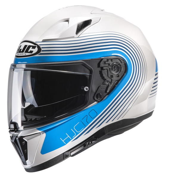 Casca HJC i70 Surf Alb Negru M, 6, nordicamoto.ro