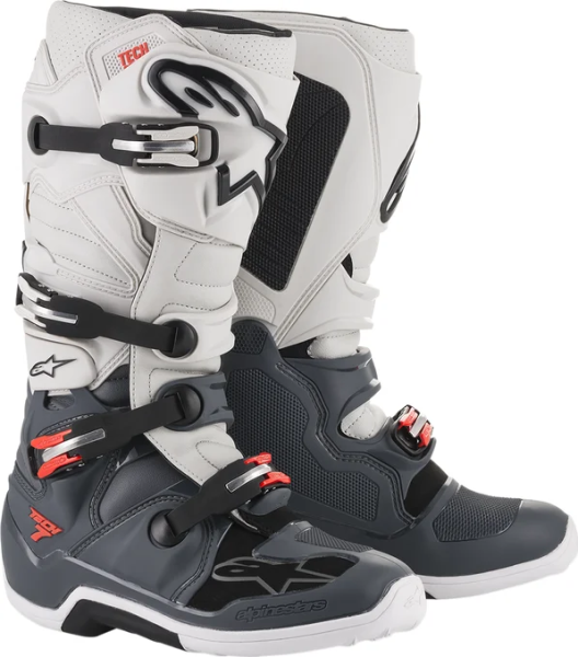 Cizme Alpinestars  Tech 7 White/Gray/Black 43, 1, nordicamoto.ro
