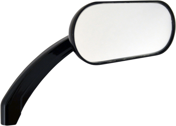 Oval Mirror Gloss-black, 1, nordicamoto.ro