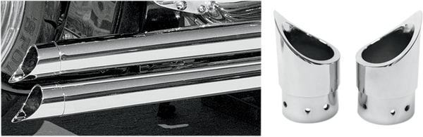 Family Jewel Exhaust Tip Chrome, 1, nordicamoto.ro