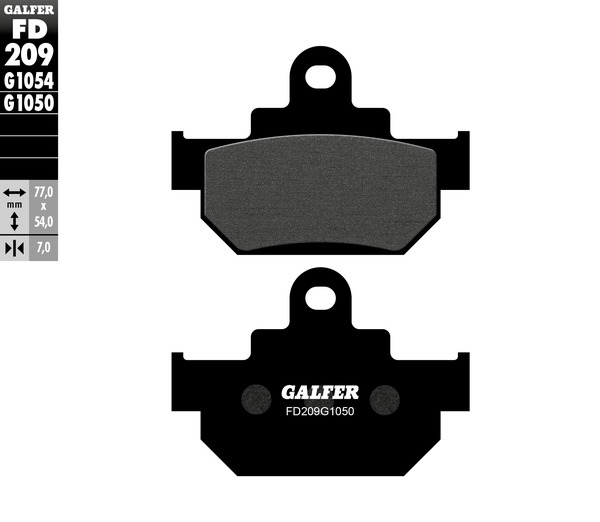 Brake Pad Orcanic, 1, nordicamoto.ro