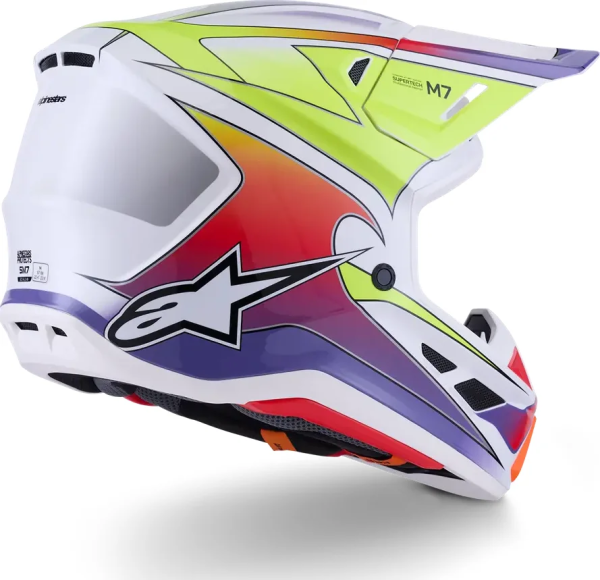 Alpinestars SM7 Fuse White 2XL bukósisak, 6, nordicamoto.ro