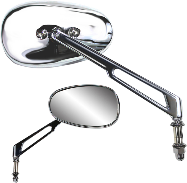 Billet Chrome Mirror Chrome, 1, nordicamoto.ro