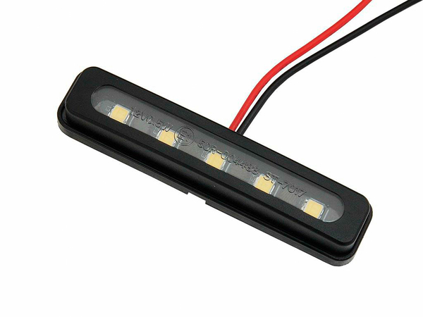 Smd License Plate Light Black, 1, nordicamoto.ro