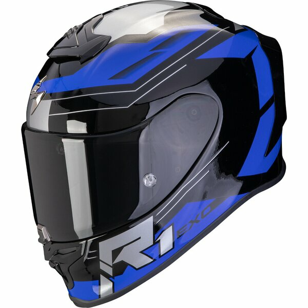 Casca integrala sport SCORPION EXO-R1 EVO AIR BLAZE Negru/Albastru/Rosu S, 5, nordicamoto.ro