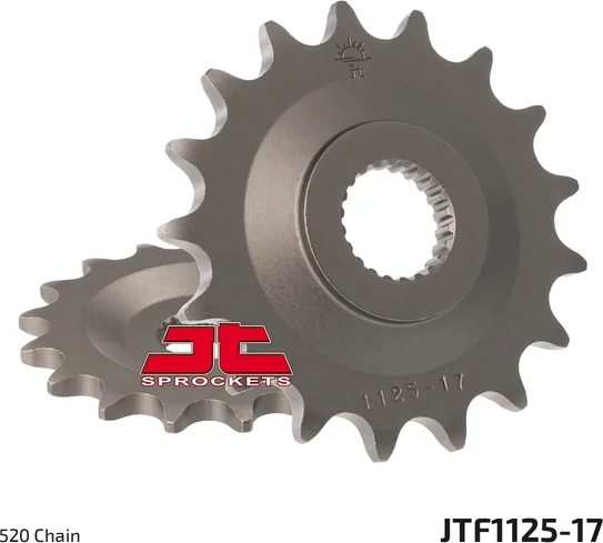 JT SPROCKETS Első lánckerék, természetes színű, 1, nordicamoto.ro