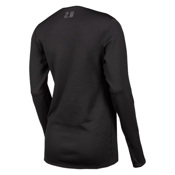 Bluza Dama Klim Base Layer Solstice Shirt 2.0 Knockout Pink - Castlerock Gray, 14, nordicamoto.ro