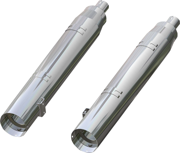 4-1/2(r) War Hammer Mufflers Chrome, 1, nordicamoto.ro