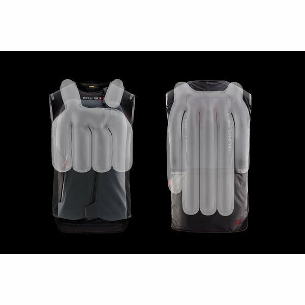 Alpinestars Tech-Air 3 légzsákos mellény, fekete/szürke, XS, 9, nordicamoto.ro