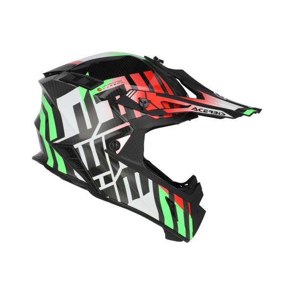Casca Acerbis Steel Carbon 22-06 zöld/rózsaszín M, 12, nordicamoto.ro