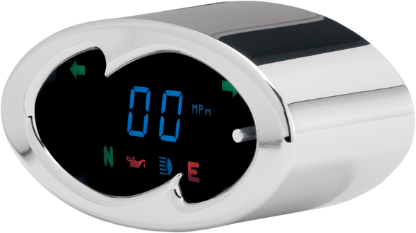 5000 Series Handlebar-mounted Digital Speedometer Black, 1, nordicamoto.ro