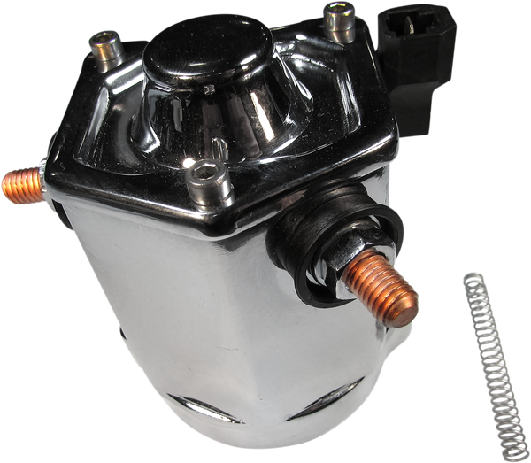 Loaded Starter Solenoid Body Chrome, 1, nordicamoto.ro