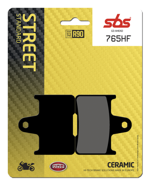 Hf Street Ceramic Organic Brake Pads, 1, nordicamoto.ro