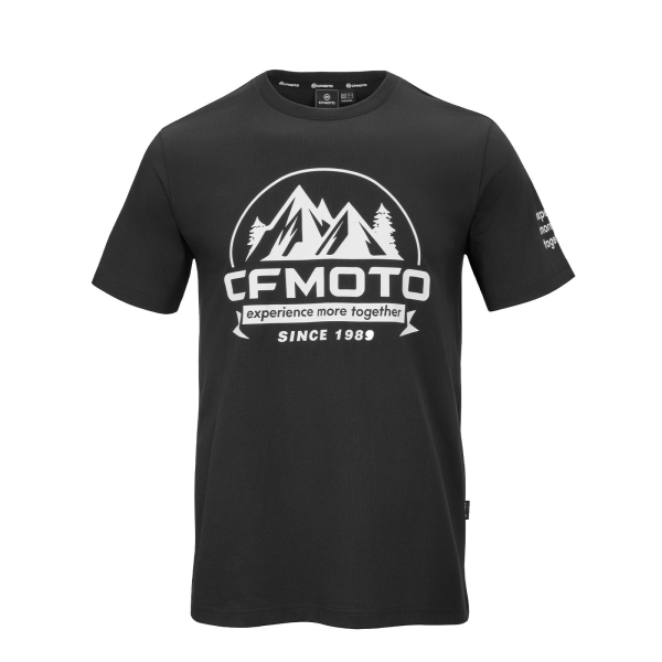 CFMOTO CASUAL CREW PÓLÓ, FEKETE/FEHÉR, 1, nordicamoto.ro