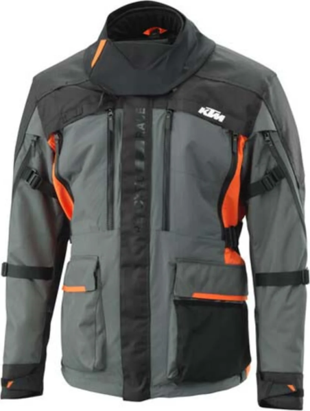 KTM Terra Adventure PRO kabát, szürke/narancssárga/fekete, XL, 1, nordicamoto.ro
