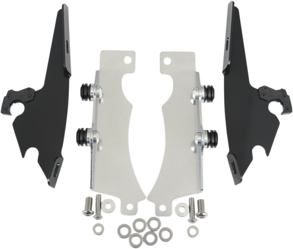 Fats/slim Windshield Trigger-lock Complete Mount Kit Black, 1, nordicamoto.ro
