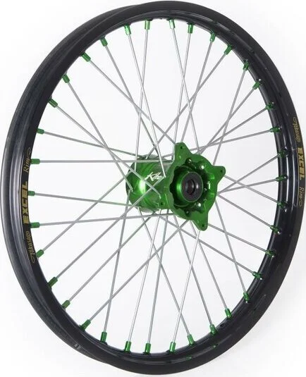 Elite Mx-en felnik, ezüst küllők, fekete, zöld, 1, nordicamoto.ro