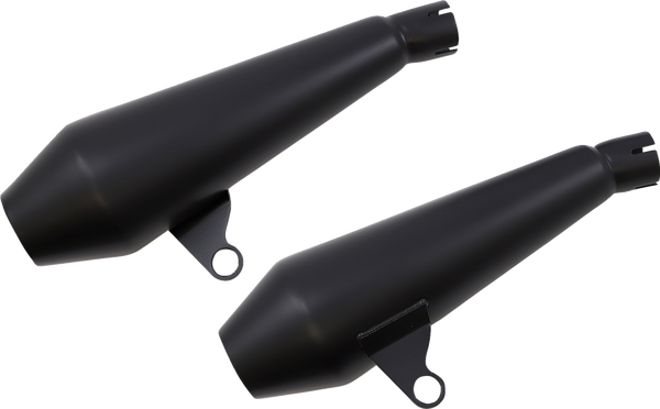 Predator Pro Slip-on Mufflers Black, 2, nordicamoto.ro